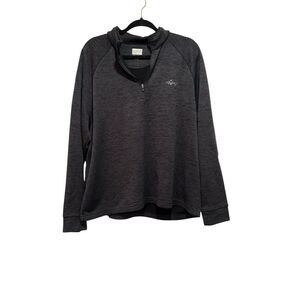 Greg‎ Norman Black Half Zip Sweatshirt Long Sleeve Large